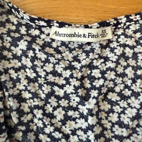 Abercrombie & Fitch Womens Wrap Dress Size XS Floral Boho Mini - Picture 7 of 12